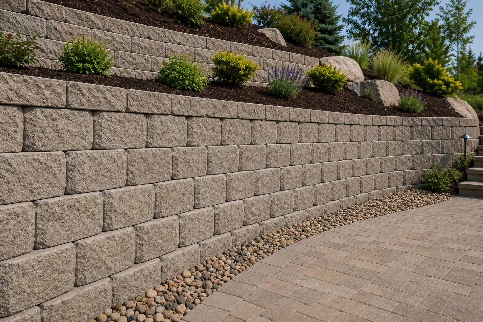 Segmental wall block