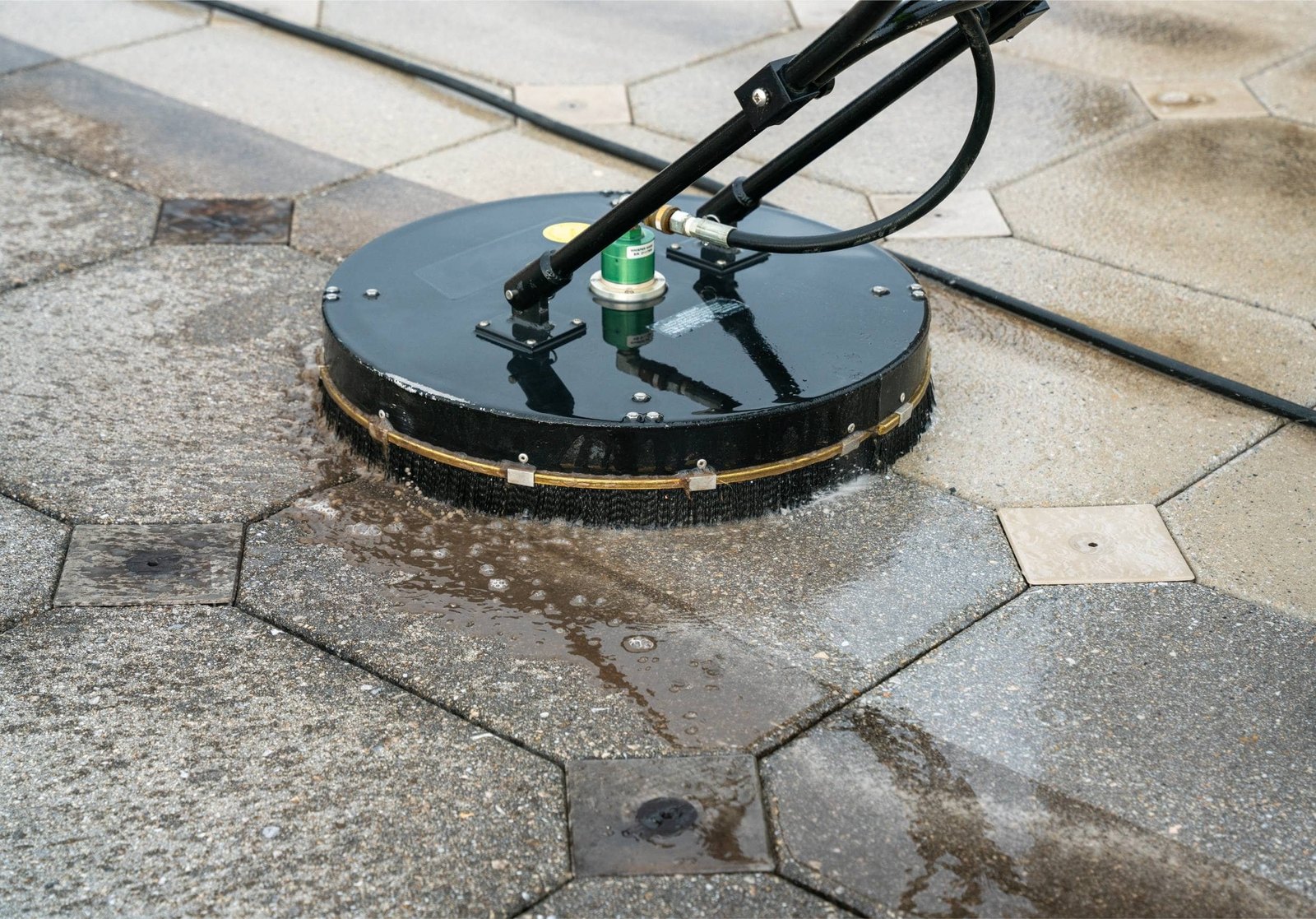Paver cleaning and sealing
